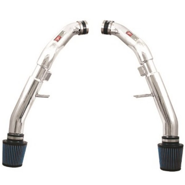 07-08 G35 4Dr 3.5L/08-13 G37 2Dr 3.7L excl IPL/09-13 G37 4Dr 3.7L V6 Polished Cold エアインテーク