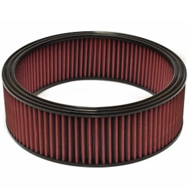 Performance エアフィルター 14in Round x 4in Tall - 1in Pleats