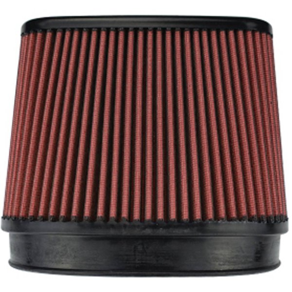 8-Layer Oiled Cotton Gauze エアフィルター/ Oval ID Oval Base/5.55in Media HT/7in x 2.75in Oval Top