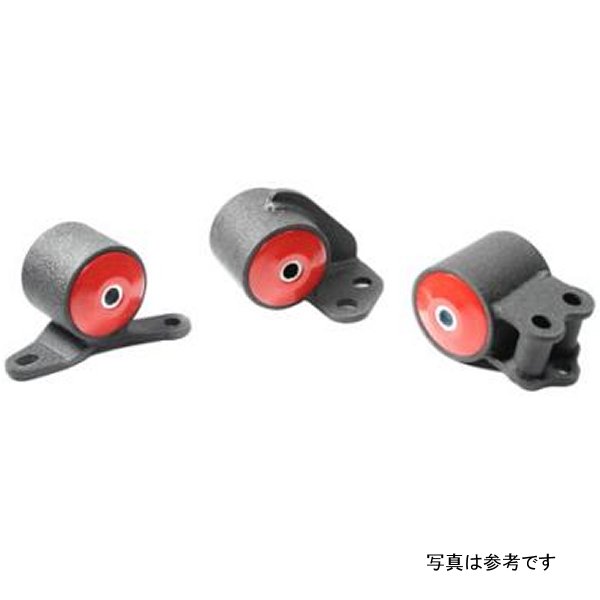 92-95 Civic B/D Series Black Steel Mounts 75A Bushings (3 Bolt)