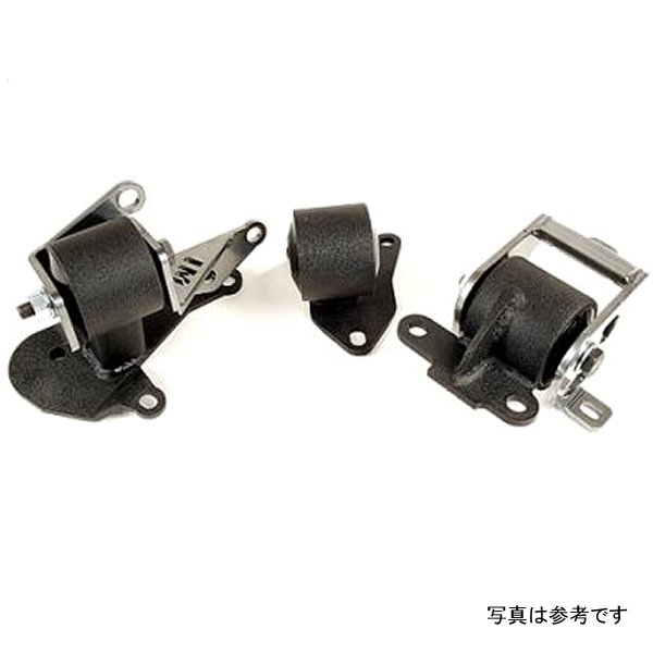 96-00 Civic H-Series Black Steel Mounts 75A Bushings