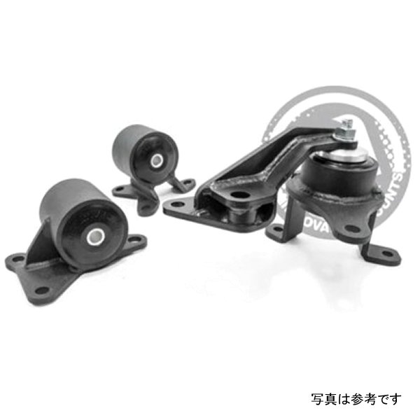 98-02 Accord F-Series Black Steel Mounts 75A Bushings