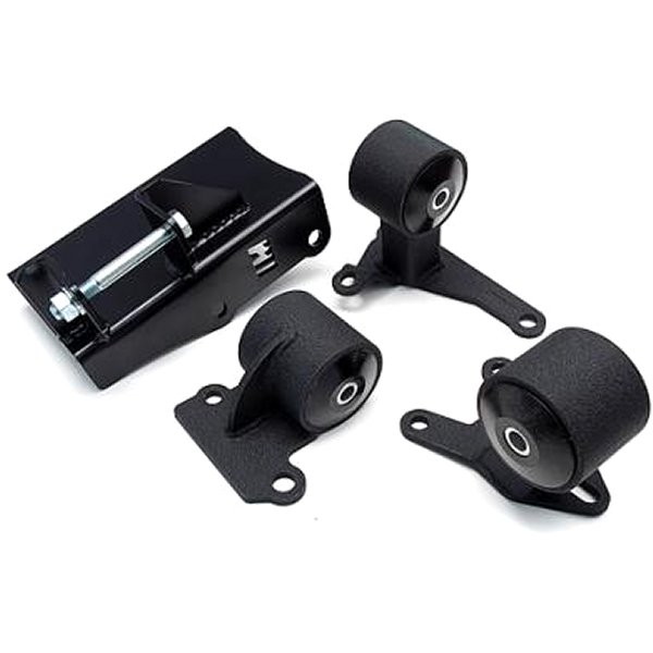 94-01 Integra H-Series Black Steel Mounts 75A Bushings