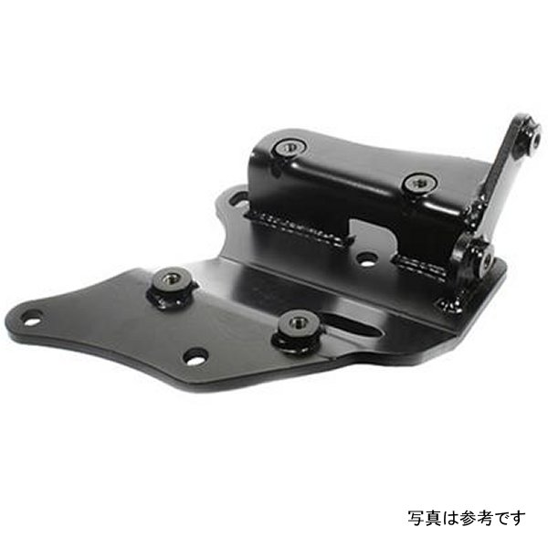 88-91 Civic /CRX B-Series Black Steel Conversion AC Bracket (D-Series Sanden Compressor)