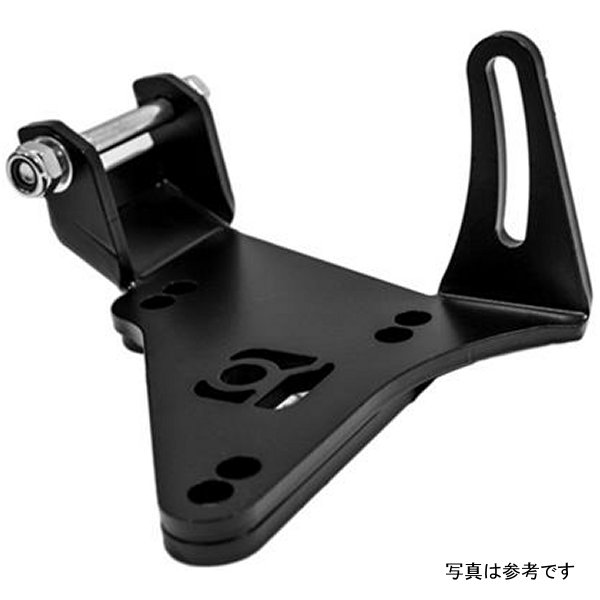 N/A H-Series Black Steel H22 Alternator Relocation Bracket
