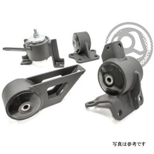 05-12 Lotus ELISE/EXIGE 2ZZ Black Steel Mounts 75A Bushings