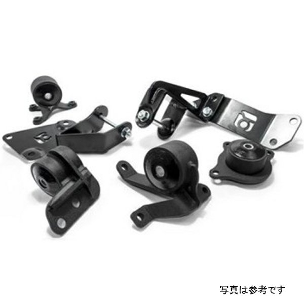 01-05 Civic K-Series Black Steel Mounts 75A Bushings (Not K24 Trans)