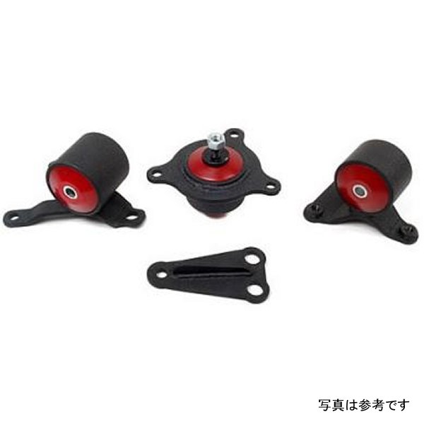02-05 Civic K-Series Black Steel Mounts 85A Bushings (Not K24 Trans)
