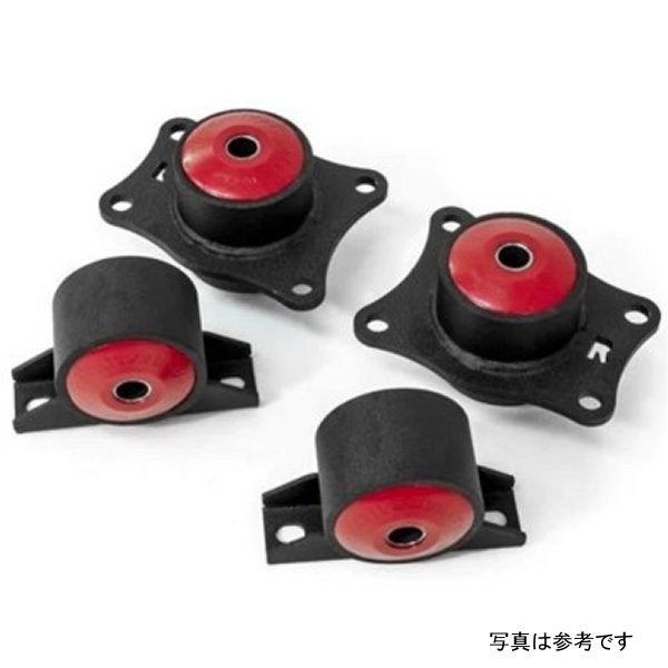00-09 Honda S2000 F-Series Black Steel Mounts 75A Bushings (Rear Diff Mounts OEM Diff)