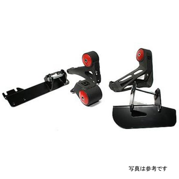 88-91 Civic K-Series Black Steel Mounts 75A Bushings