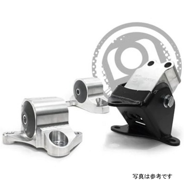 96-00 Civic B/D Series Silver Aluminum Mounts 60A Bushings (3 Bolt)