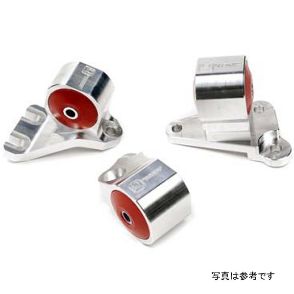 90-91/92-93 Acura Integra GS-R Silver Aluminum Billet Mount Kit 75A Bushings (Cable)