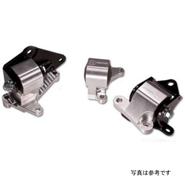 96-00 Civic H-Series Silver Aluminum Mounts 75A Bushings