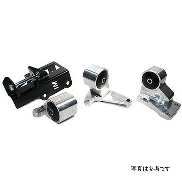 92-95 Civic H-Series Silver Aluminum Mounts Solid Bushings