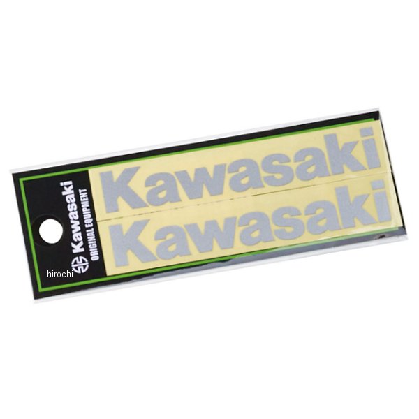 ロゴカッティングステッカー シルバー S