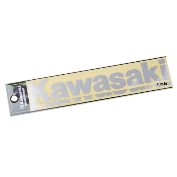 ロゴカッティングステッカー シルバー L