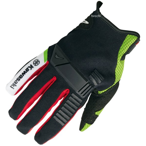 カワサキ純正 2023年春夏モデル ムーブ オフロードグローブ 黒 Lサイズ