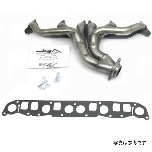 91-99 Jeep 4.0L 1-1/2in Primary Raw 409SS Cat4Ward Header