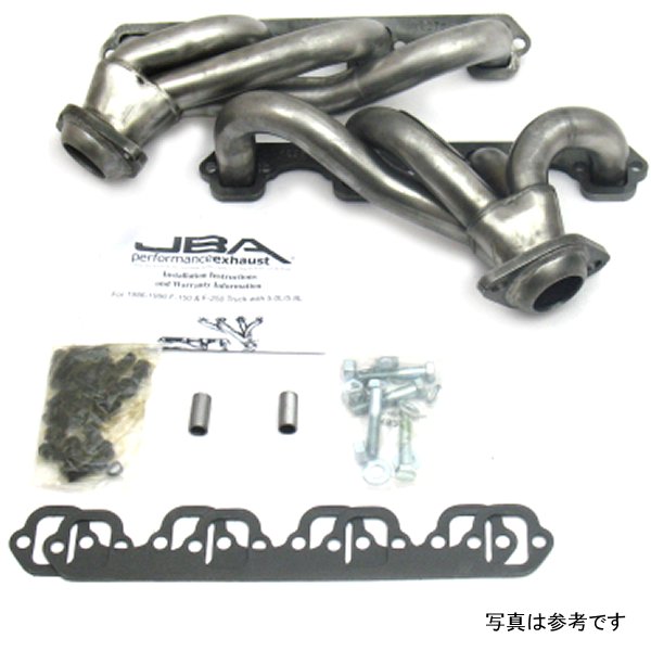 87-95 Ford F-150 5.0L SBF 1-1/2in Primary Raw 409SS Cat4Ward Header
