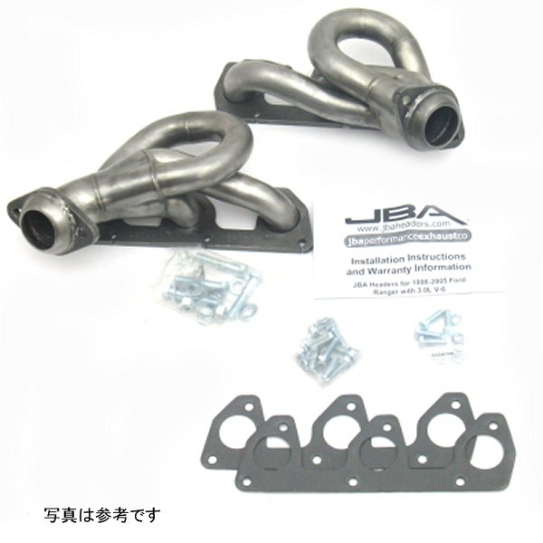 02-08 Ford Ranger 3.0L V6 w/o EGR 1-1/2in Primary Raw 409SS Cat4Ward Header