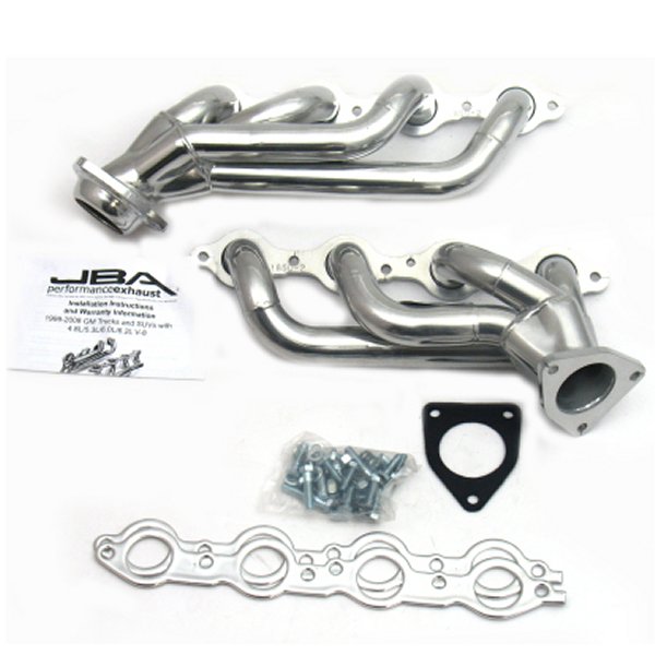 02-13 GM Truck 4.8L/5.3L LS Silver Ctd Cat4Ward Header
