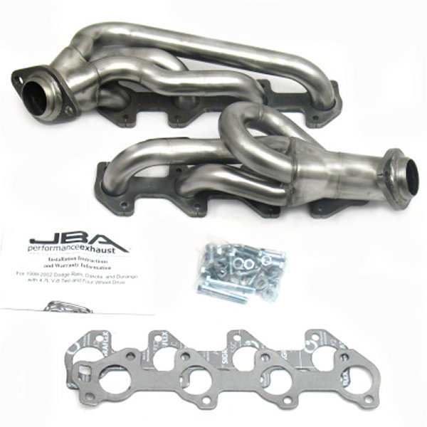 00-03 Dodge 4.7L PowerTech 1-1/2in Primary Raw 409SS Cat4Ward Header