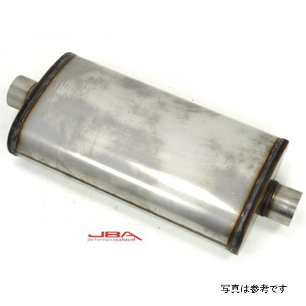 Universal Dual Core 304SS Muffler 22x11x6 3in Inlet Diameter