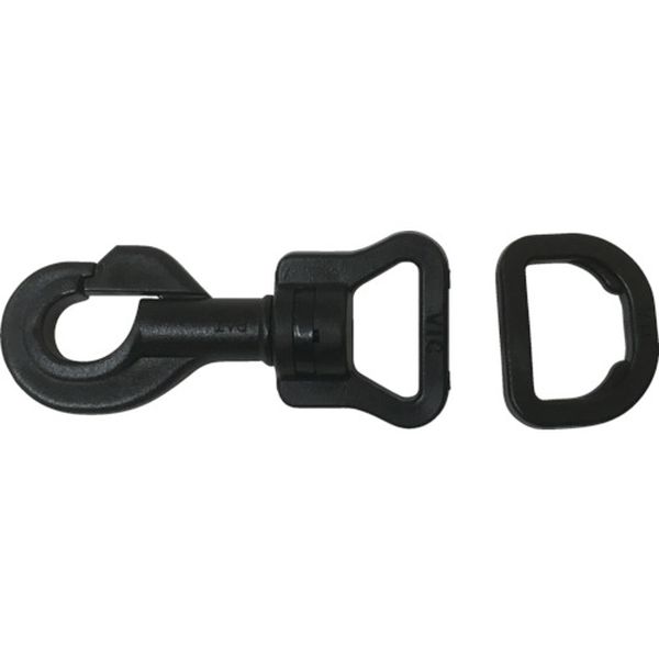 金具 ナスカン.FDカンセット A20×B76×C20 ブラック