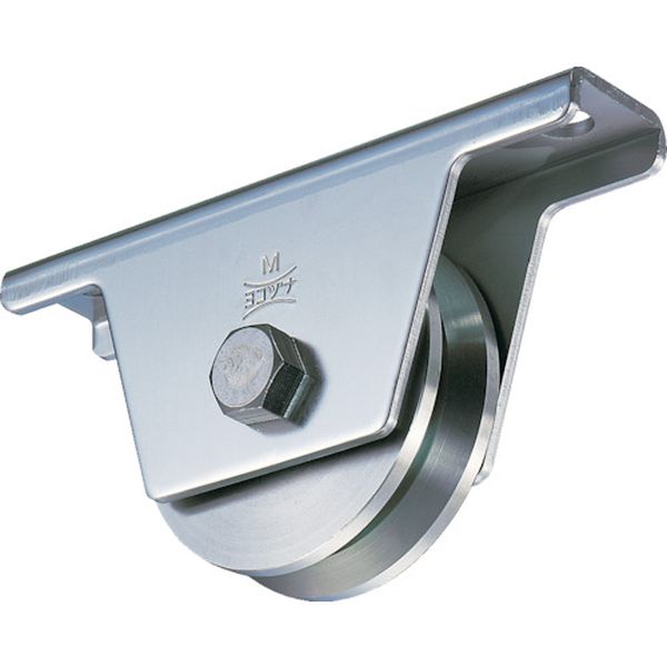 JCS0605 849-6282  440Cベアリング入ステンレス重量戸車 60mm V