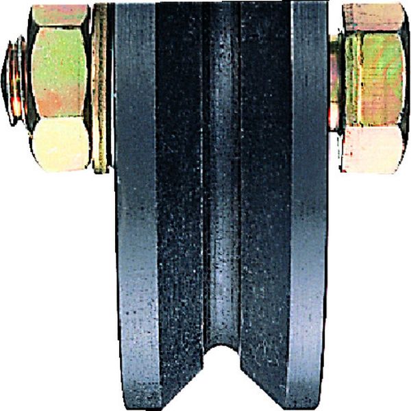 JHP1055 849-6404  鉄重量戸車 車のみ 105mm V