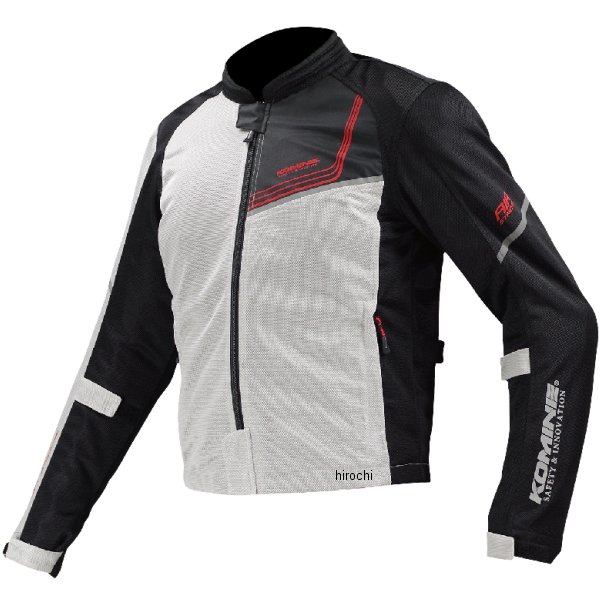 春夏モデル プロテクトフルメッシュジャケット-ジモン シルバー/黒