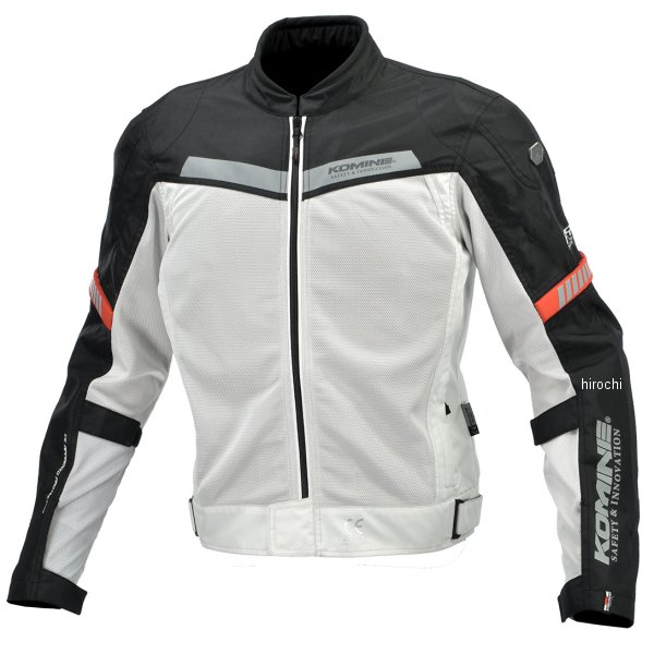 春夏モデル プロテクトハーフメッシュジャケット ネオライトグレー/黒