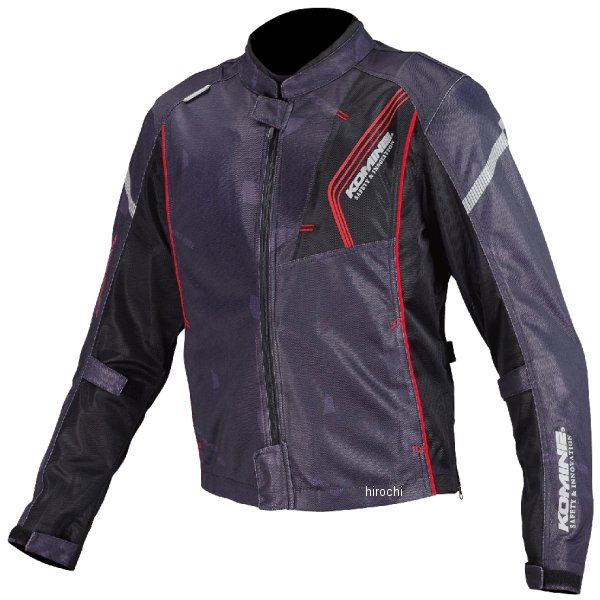 春夏モデル プロテクトフルメッシュジャケット 黒/赤