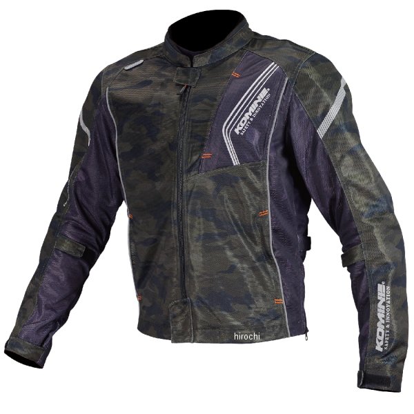 春夏モデル プロテクトフルメッシュジャケット カモ/黒