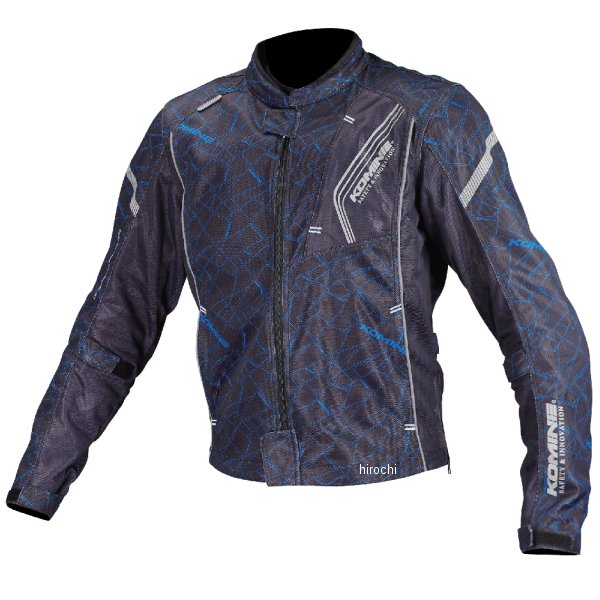 春夏モデル プロテクトフルメッシュジャケット クラッシュブルー/黒