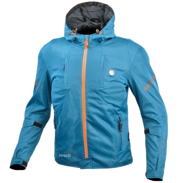 春夏モデル プロテクトメッシュパーカ マラードブルー