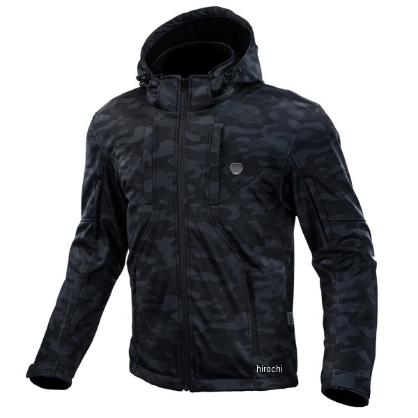 秋冬モデル プロテクトソフトシェルシステムパーカ ブラックカモ