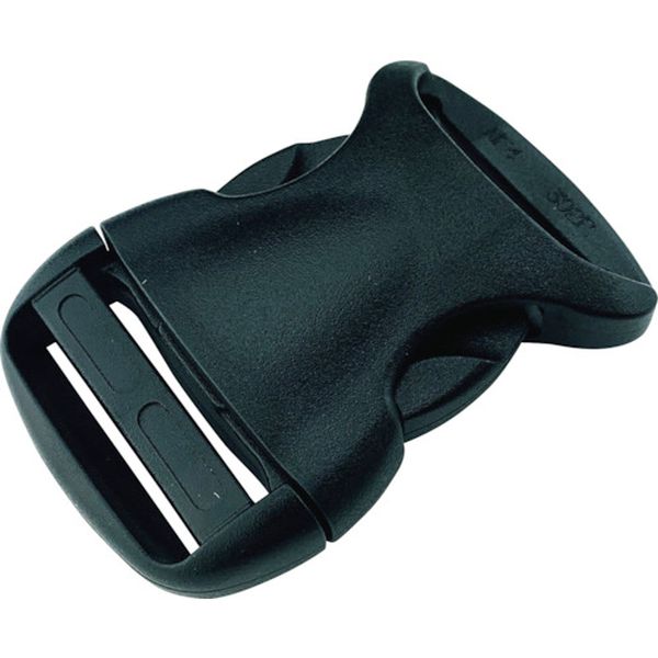 JNA130  平ベルト金具 サイドリリースバックル 流線型 30mm幅用 (1個入り)