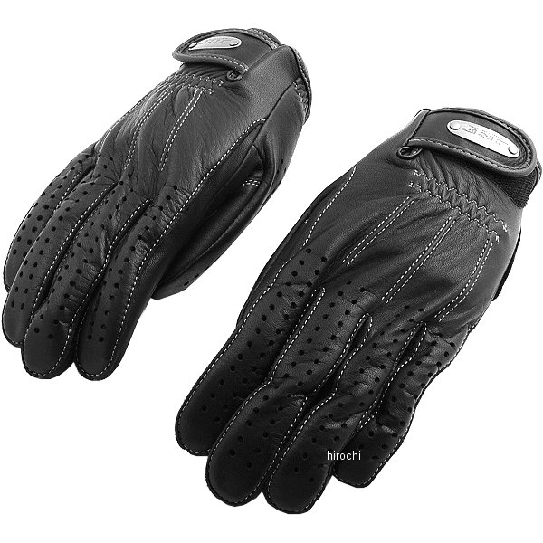 JPS  レザーグローブ ショート 黒