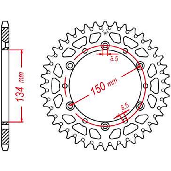JTスプロケット JT Sprockets SPROCKET RL KAW BLK