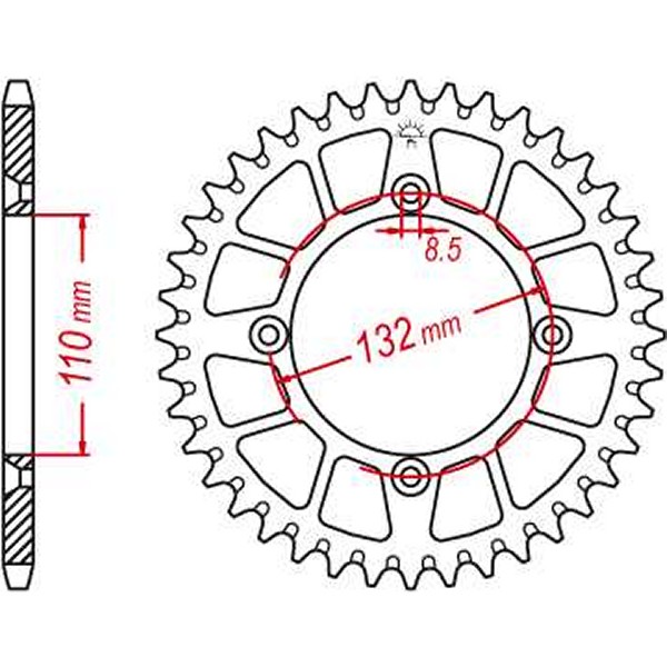 JTスプロケット JT Sprockets SPRKT RL HUS/KTM ORG