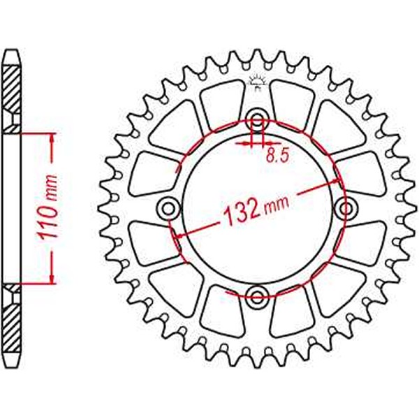 JTスプロケット JT Sprockets SPRKT RL HUS/KTM ORG