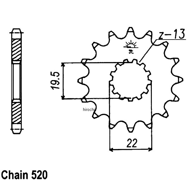 JTスプロケット JT Sprockets スプロケット フロント 91年-00年 LT-F160 スチール