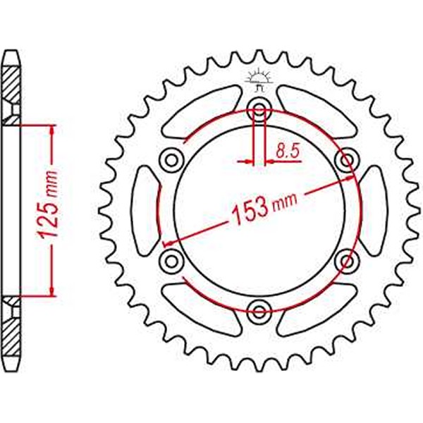 JTスプロケット JT Sprockets SPROCKET SC REAR