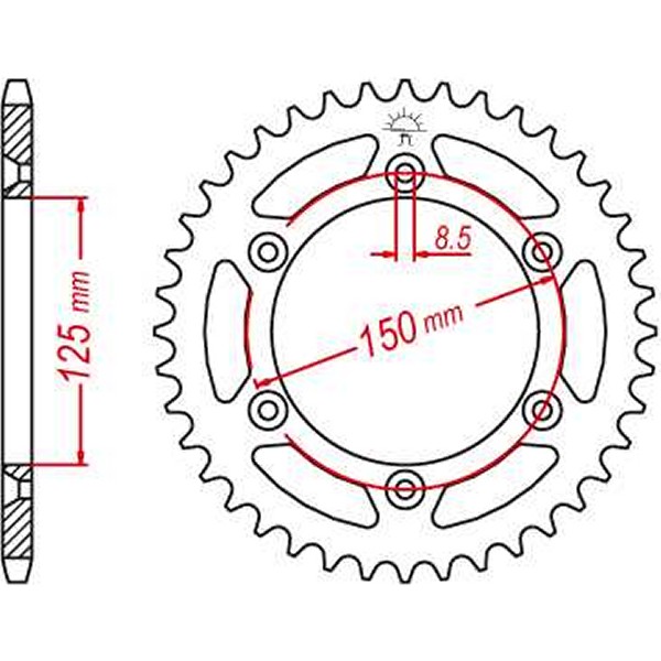 JTスプロケット JT Sprockets SPROCKET SC REAR