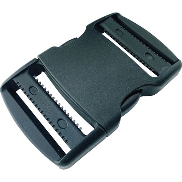 JYA350 387-2195 平ベルト金具 サイドリリースバックル アジャスト型 50mm幅用 (1個入り)