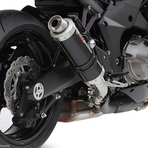 ダブルスリップオンマフラー GP 14年-20年 Ninja1000 ステンレスブラック