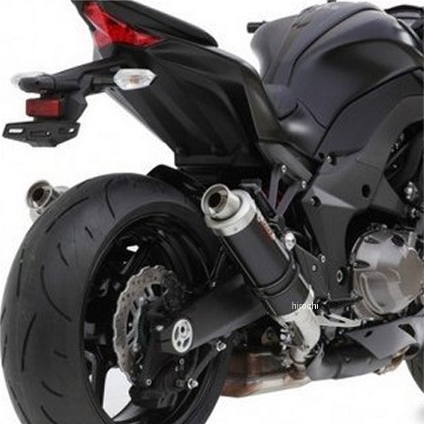 ダブルスリップオンマフラー 14年-20年 Z1000 GP ステンレスブラック