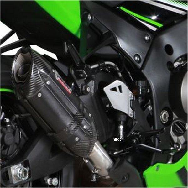 スリップオンマフラー SUONO BLACK 16年-22年 ZX-10RR ブラックステンレス/カーボンエンド