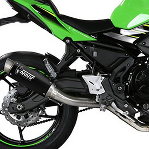 フルエキゾーストマフラー GP PRO 触媒あり 17年-21年 Ninja650 ブラックステンレス